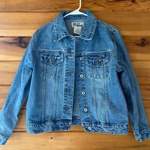 Reflect Jeans vintage jean jacket sz L 100% cotton